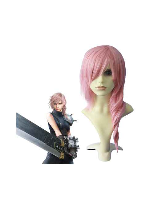 Final Fantasy XIII Lightning Eclair Farron Cosplay Wig 0487